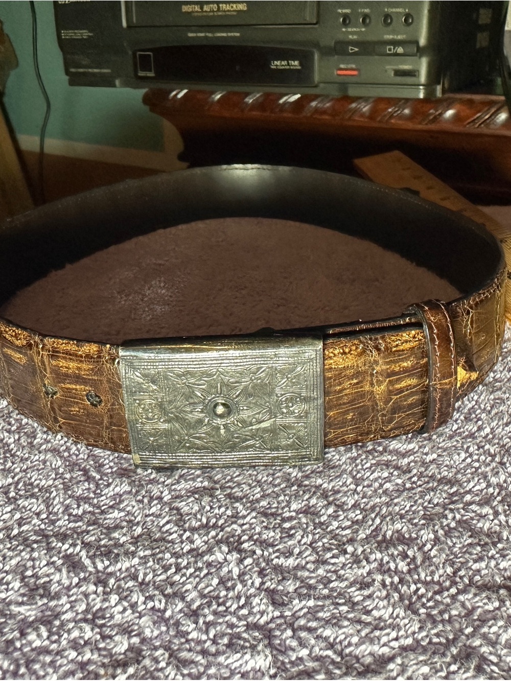 Vintage J&M Davidson for Jean L'Insolite Leather Belt
